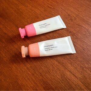 Glossier Cloud Paint Puff and Dusk blush set